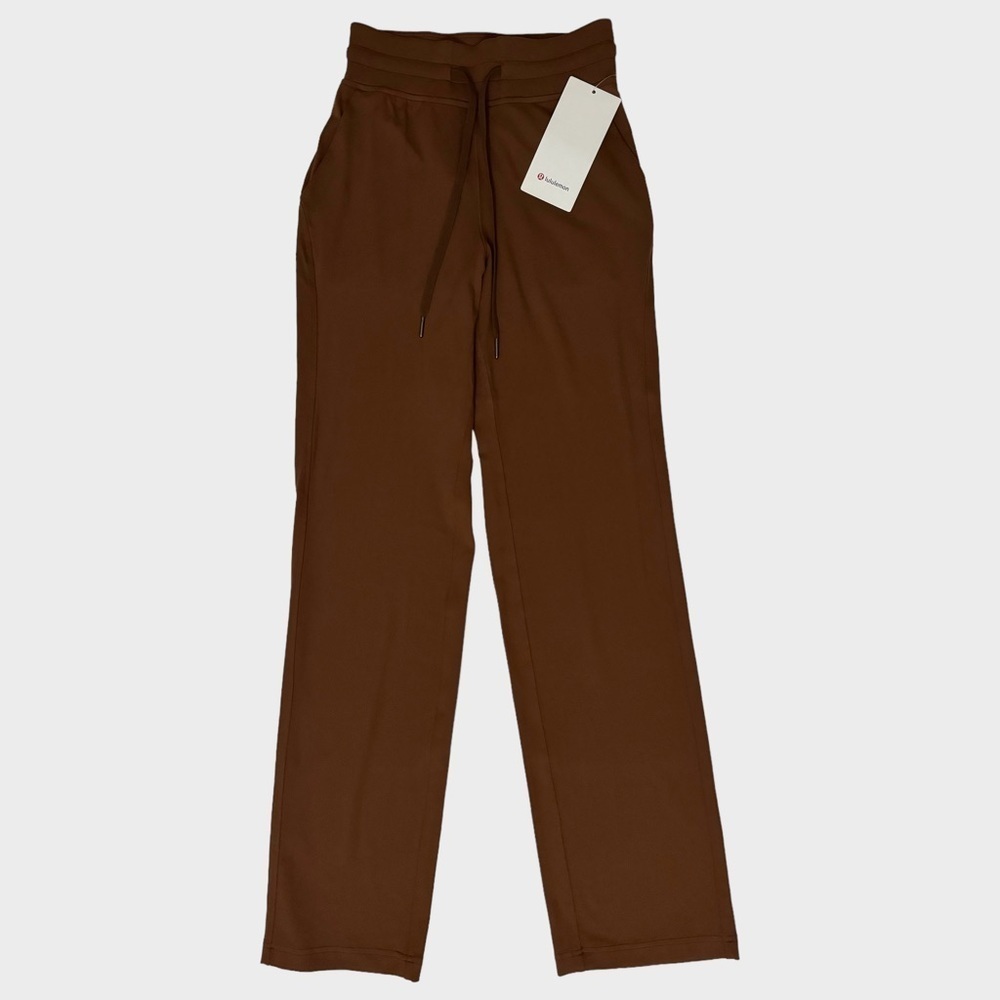 Lululemon Ready to Rulu Straight Leg High-Rise Pant - Roasted Brown, Size 2